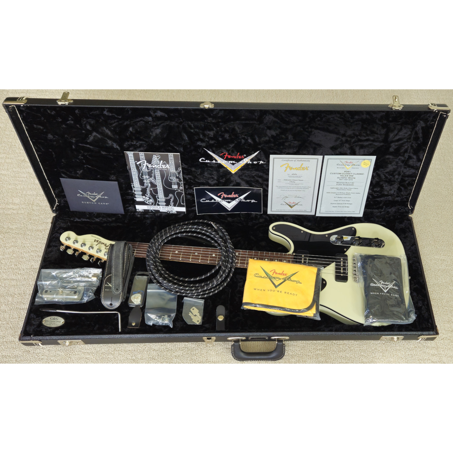2014 Fender Custom Shop Masterbuilt Yuriy Shishkov Telecaster Closet Classic Relic Electric Guitar