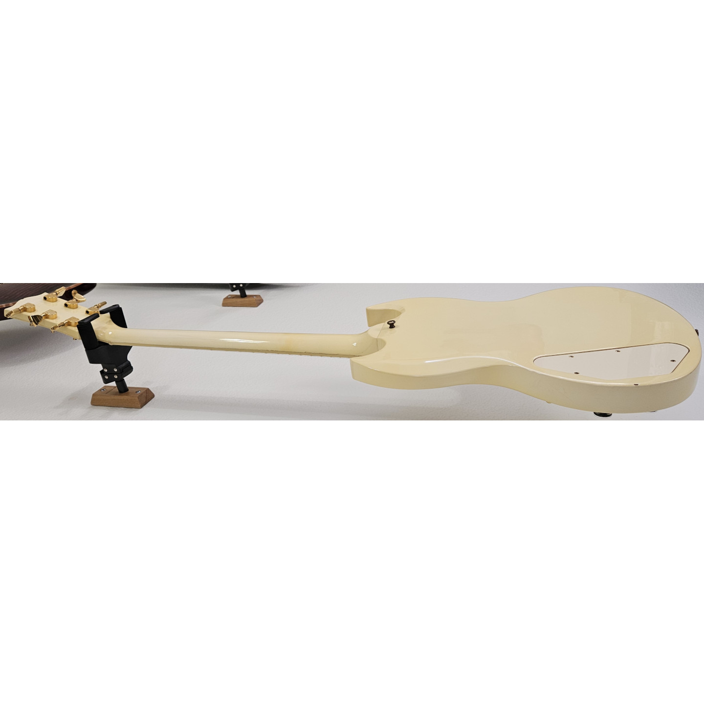 1992 Gibson Historic '61 Les Paul SG Reissue Custom Antique Ivory White 3-Pickup '62 Vintage Electric Guitar