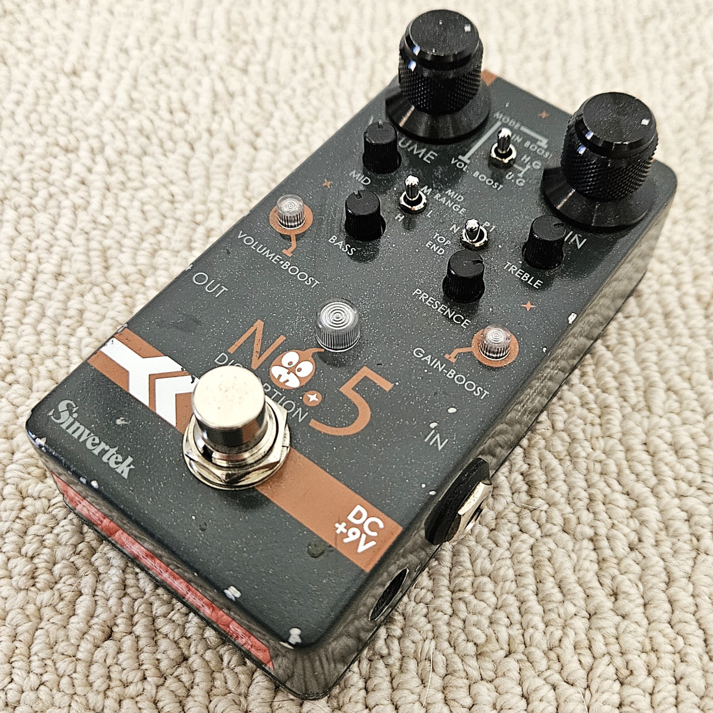 Sinvertek Drive N5 Distortion 5th Anniversary Limited No. 5 Guitar Effects Pedal