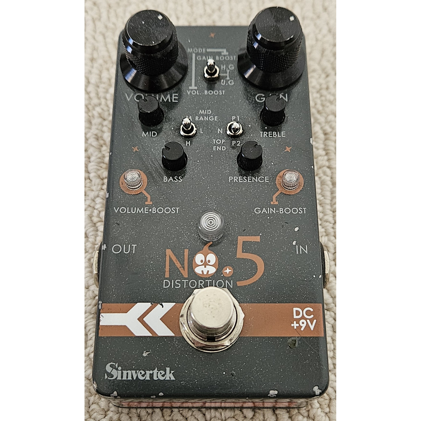 Sinvertek Drive N5 Distortion 5th Anniversary Limited No. 5 Guitar Effects Pedal