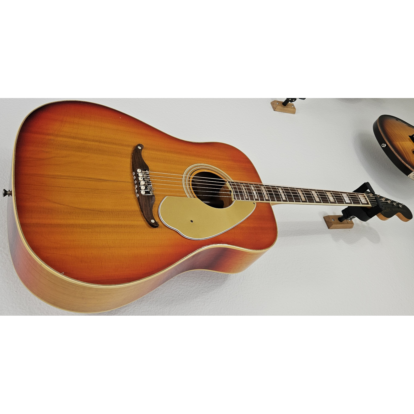 1966 Fender Kingman Sunburst Vintage Dreadnought Acoustic Guitar