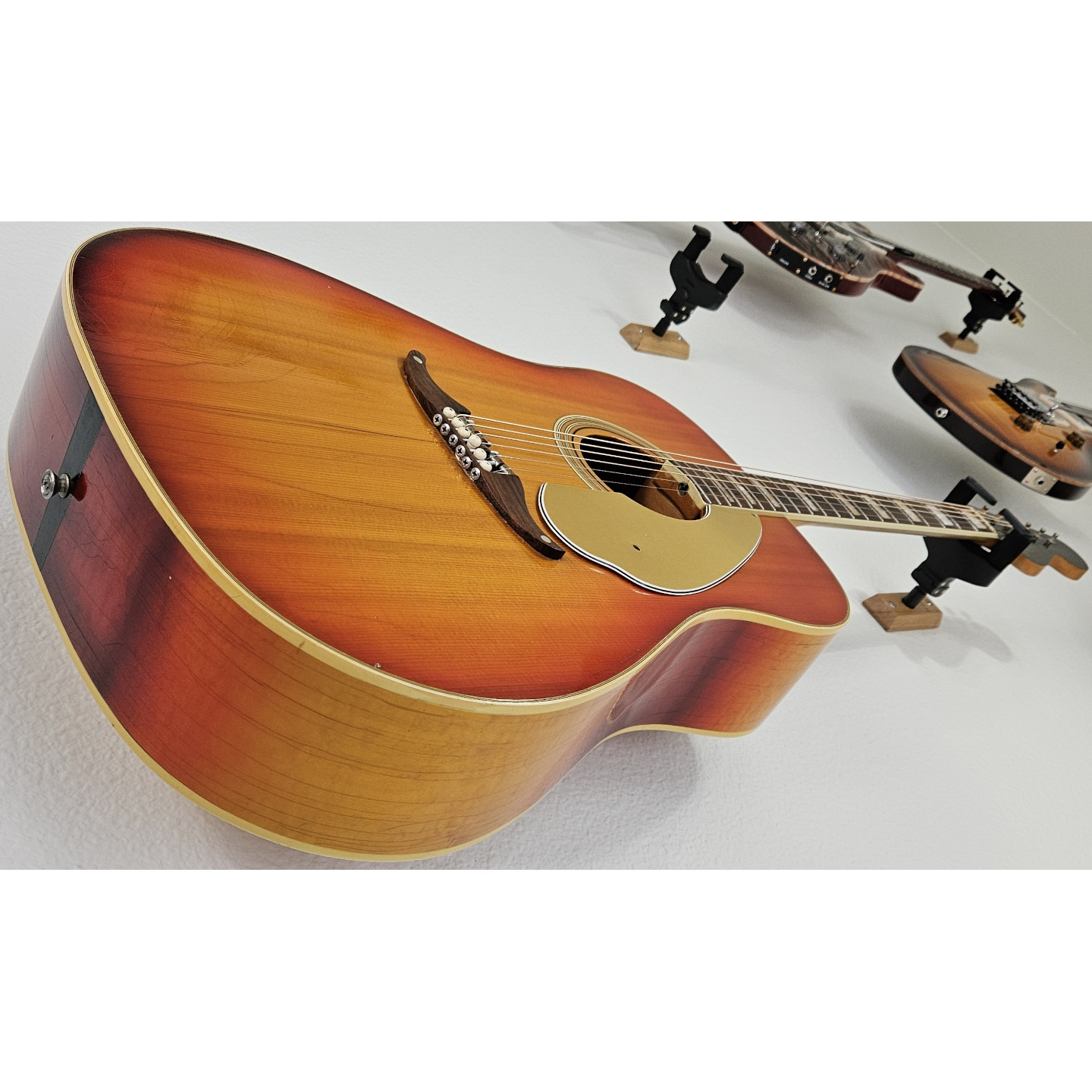 1966 Fender Kingman Sunburst Vintage Dreadnought Acoustic Guitar