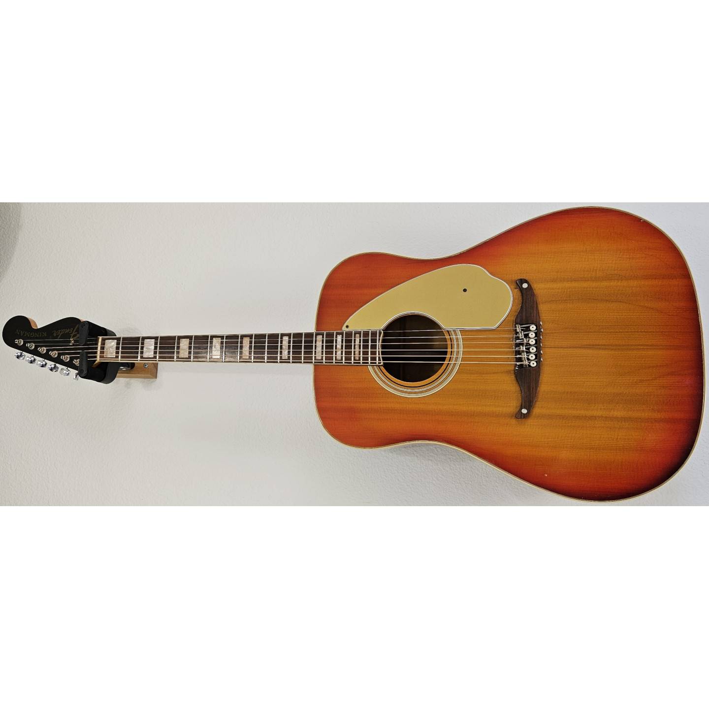 1966 Fender Kingman Sunburst Vintage Dreadnought Acoustic Guitar