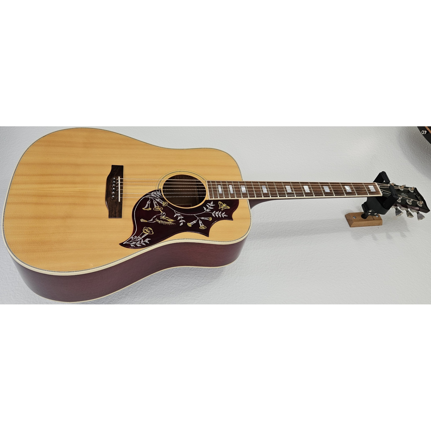 1974 Gibson Hummingbird Custom Natural Vintage Dreadnought Acoustic Guitar