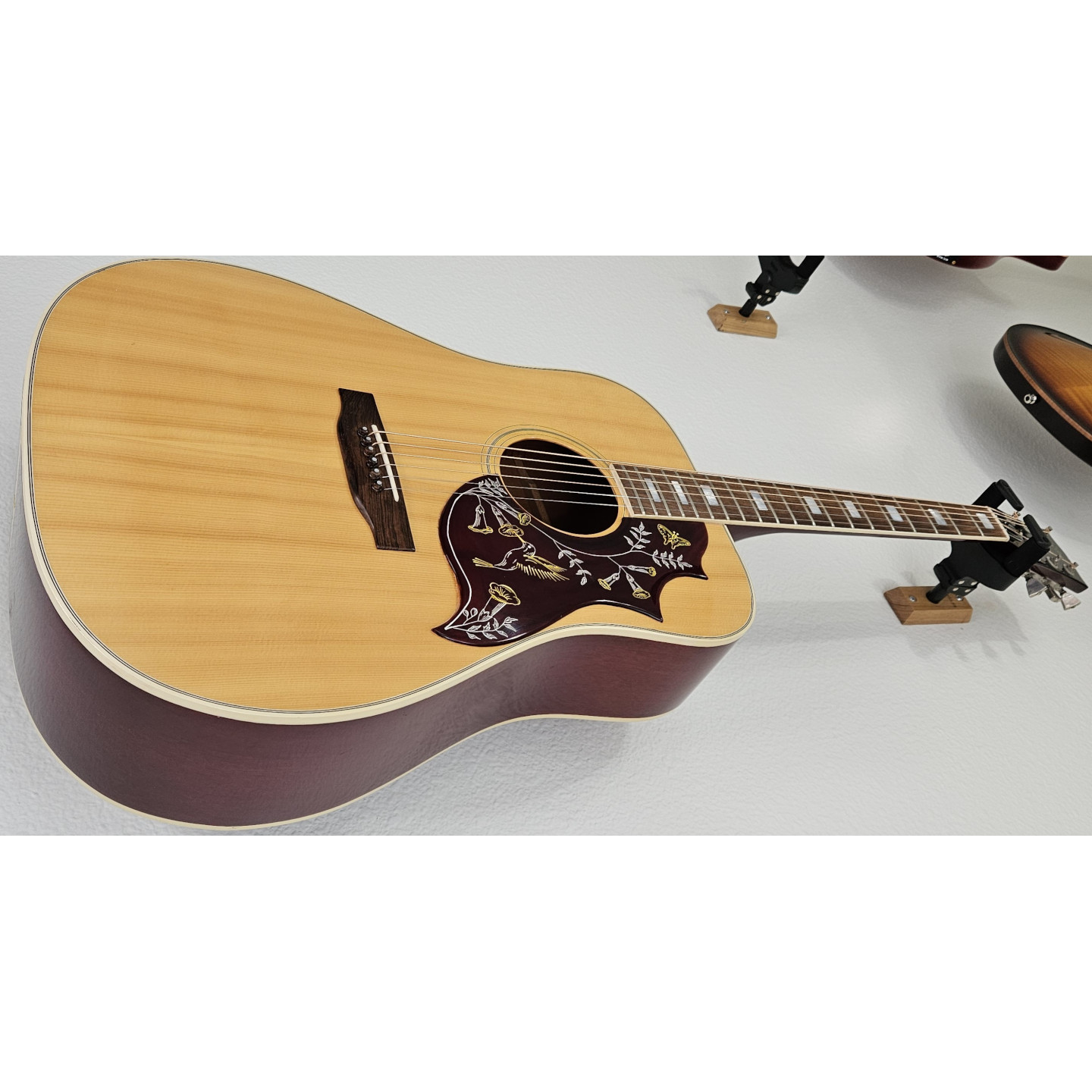 1974 Gibson Hummingbird Custom Natural Vintage Dreadnought Acoustic Guitar