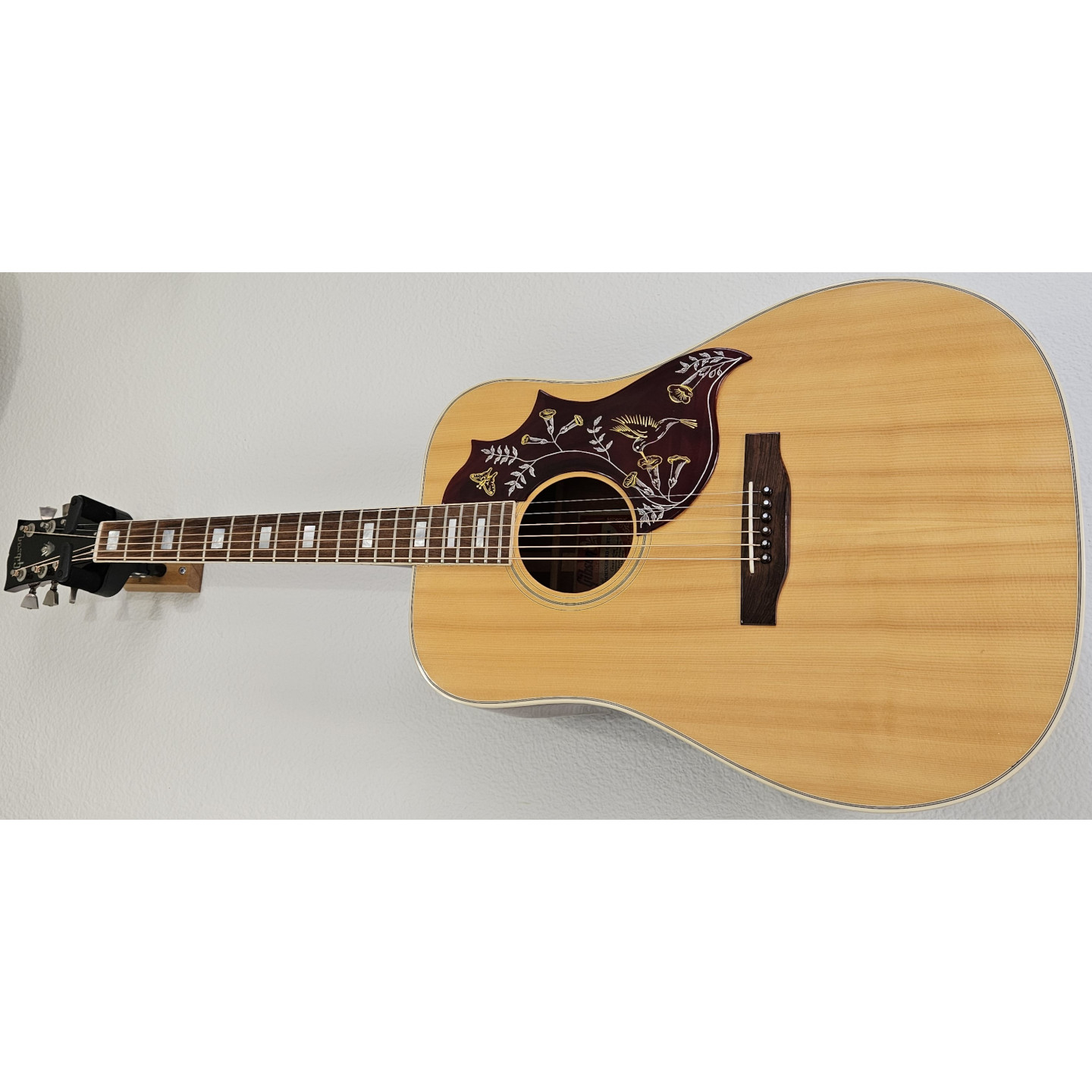 1974 Gibson Hummingbird Custom Natural Vintage Dreadnought Acoustic Guitar