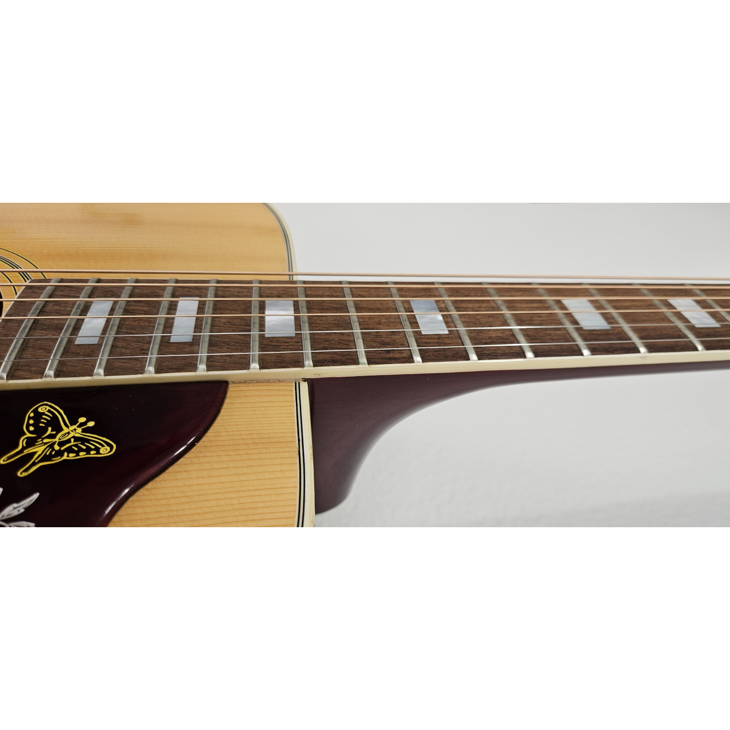 1974 Gibson Hummingbird Custom Natural Vintage Dreadnought Acoustic Guitar