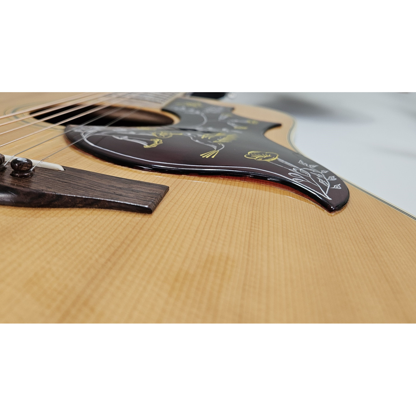 1974 Gibson Hummingbird Custom Natural Vintage Dreadnought Acoustic Guitar