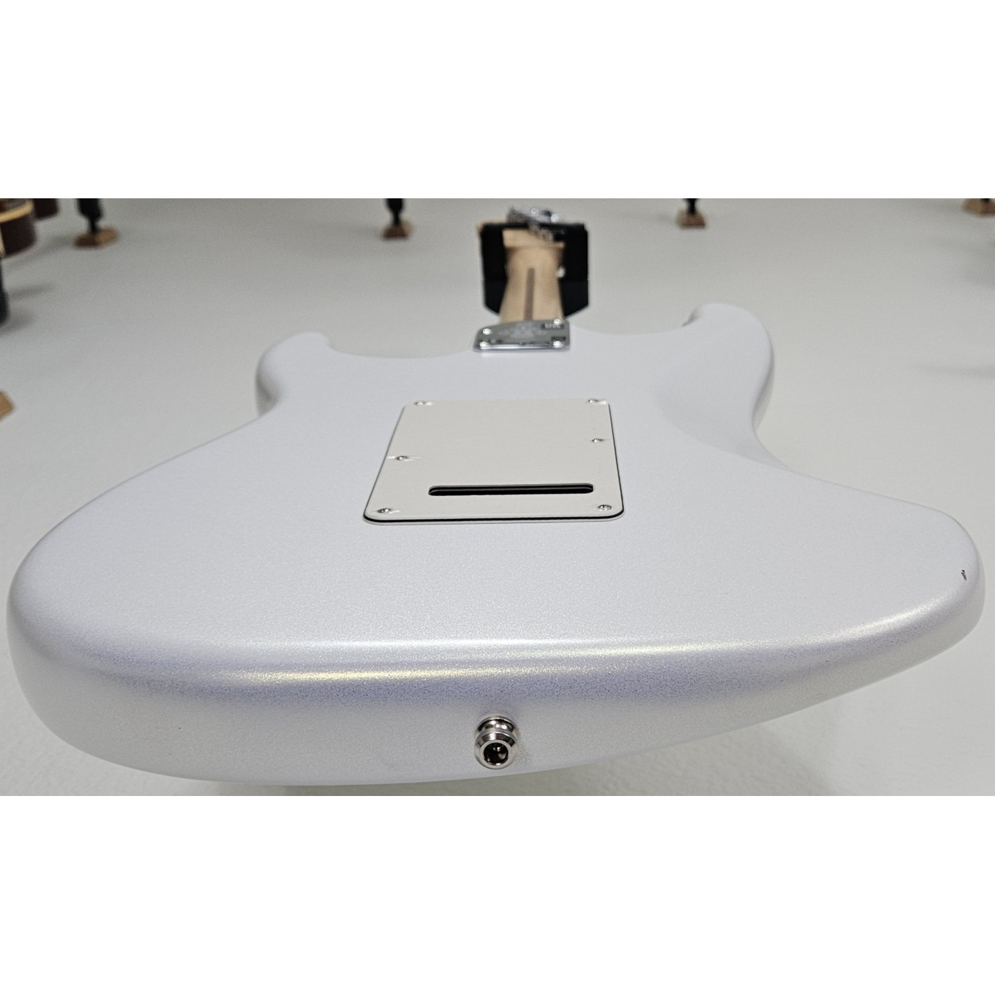 2023 Fender Juanes American Ultra Stratocaster Maple Fingerboard Luna White Electric Guitar