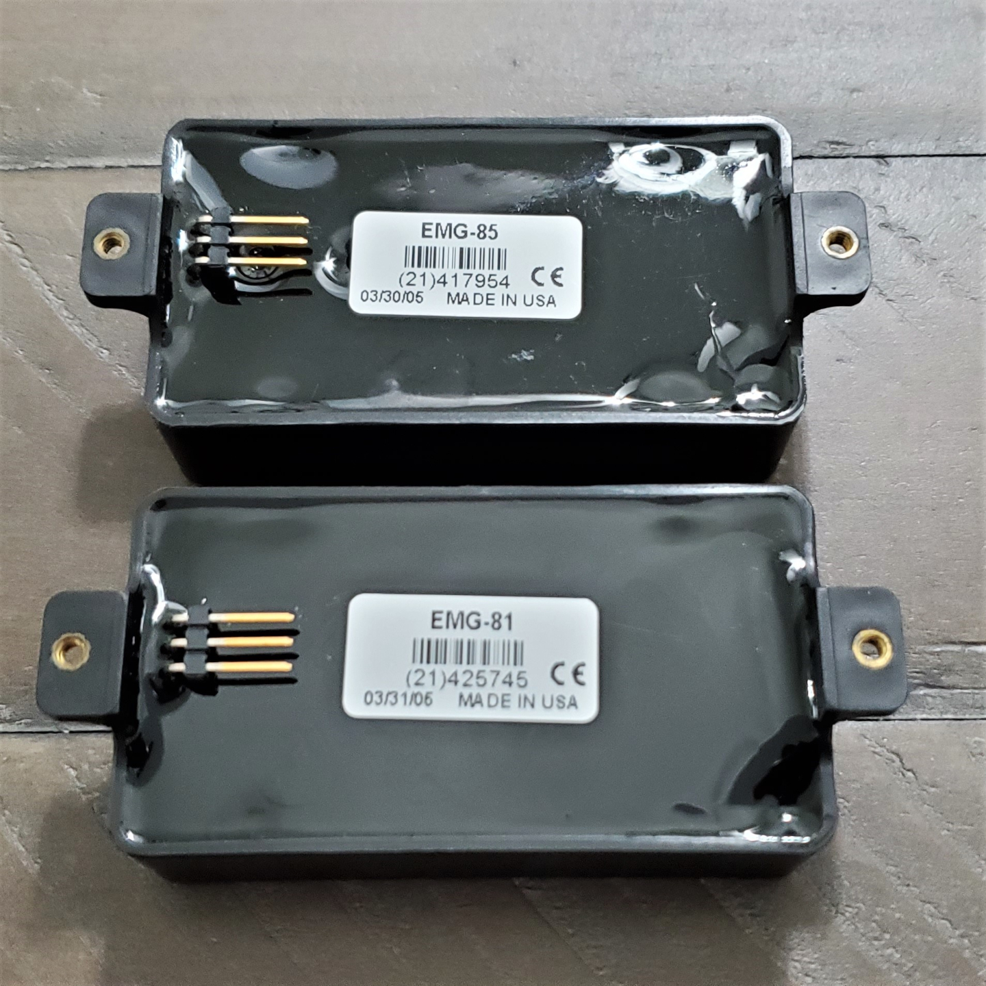 EMG 81/85 Active Humbucker Pickup Set Electric Guitar EMG-81 EMG-85 Pickups