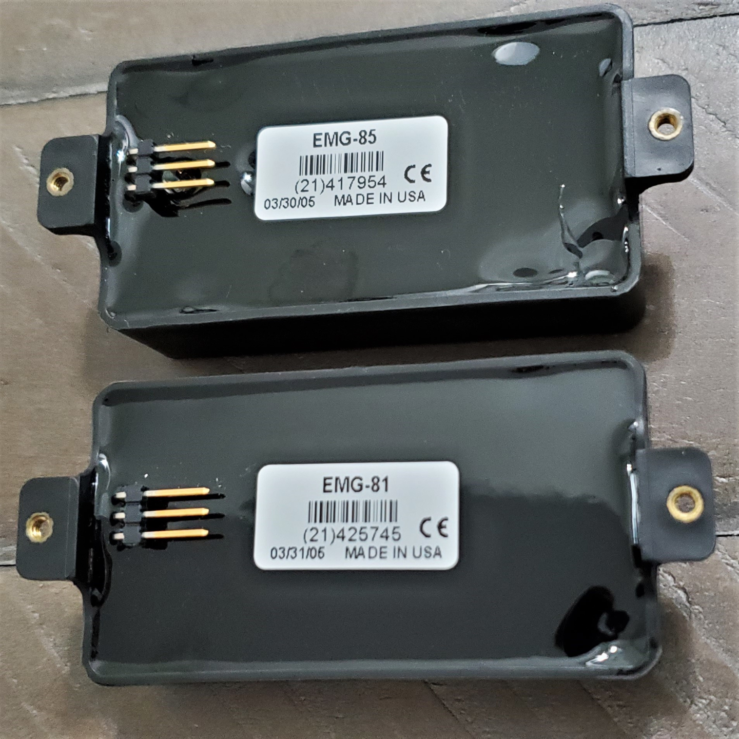 EMG 81/85 Active Humbucker Pickup Set Electric Guitar EMG-81 EMG-85 Pickups