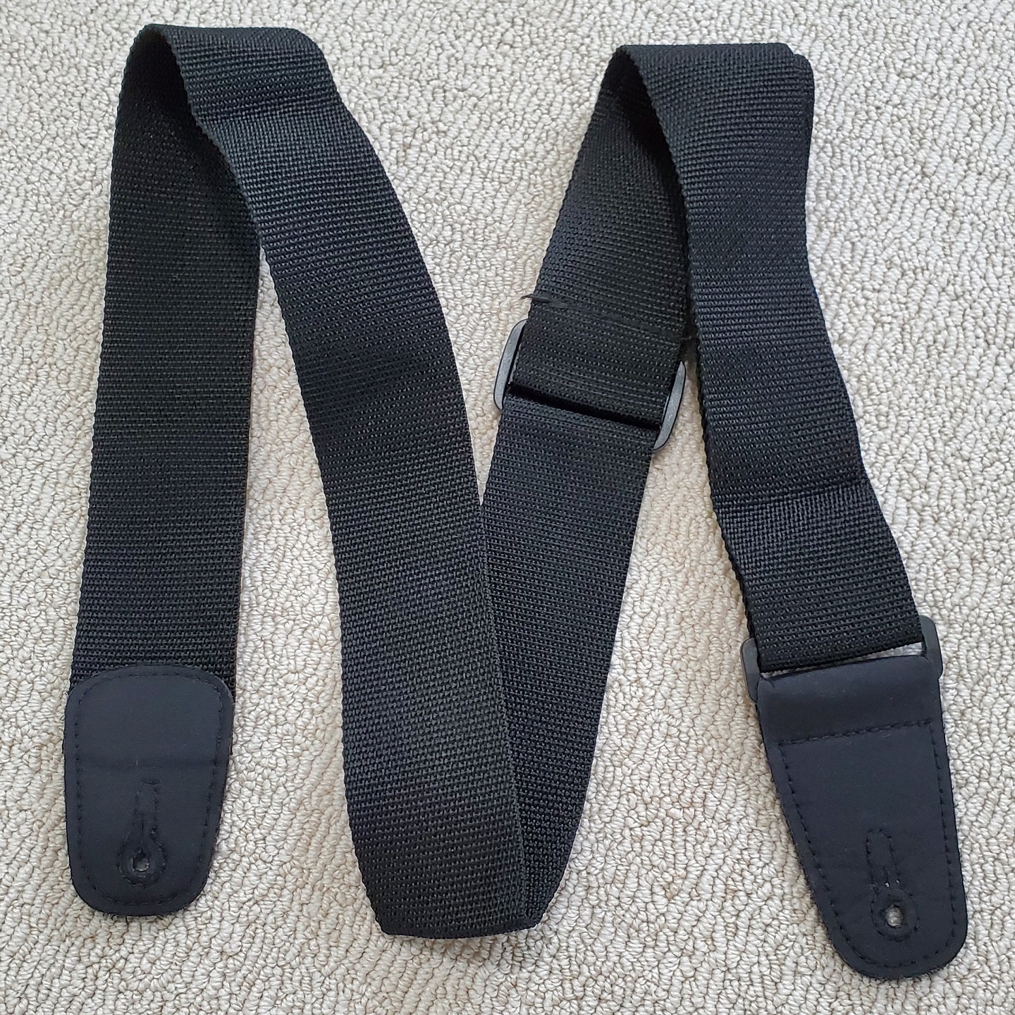 Black Guitar Strap