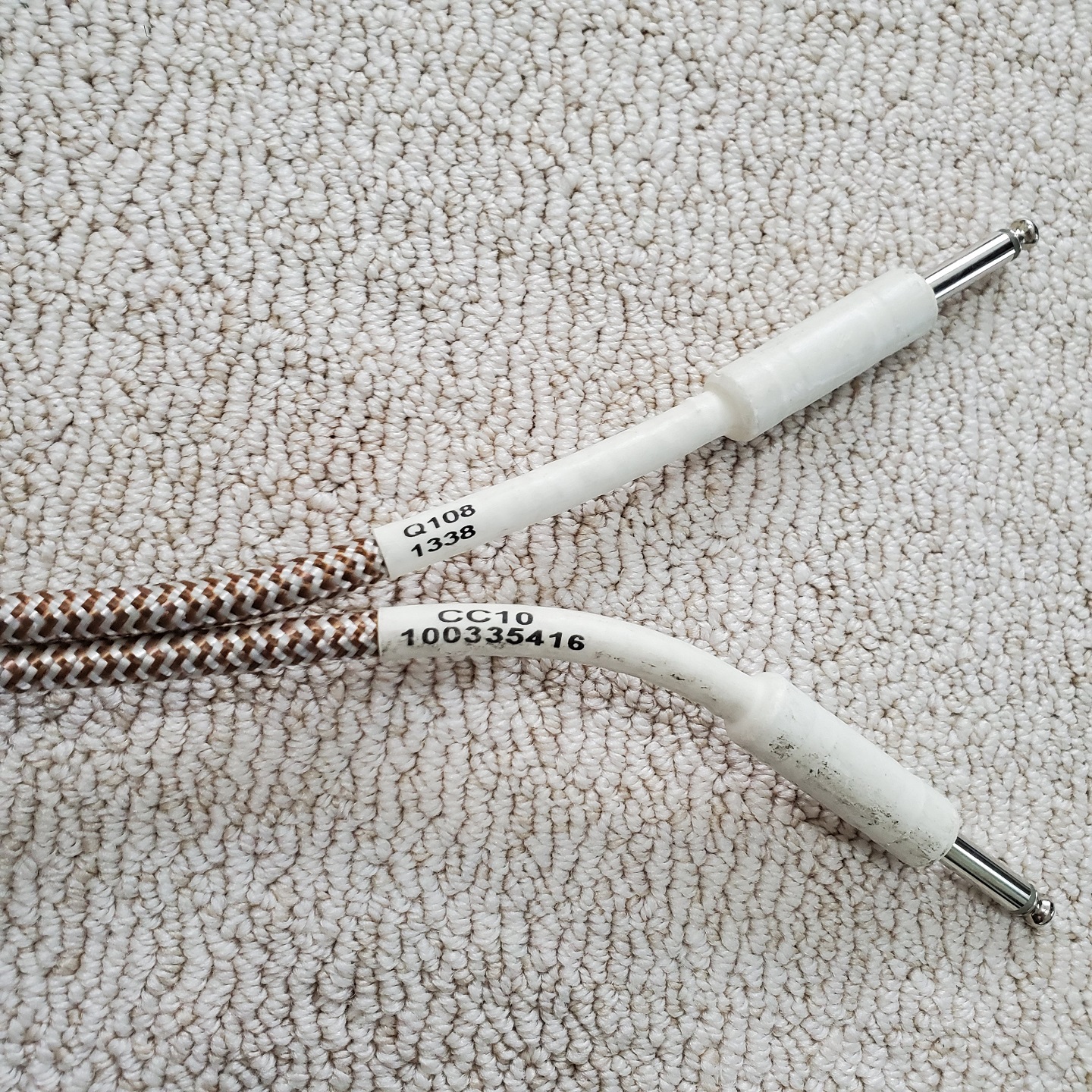  Live Wire Advantage 10-Foot Tweed Gold Livewire 10 ft Instrument Guitar Cable