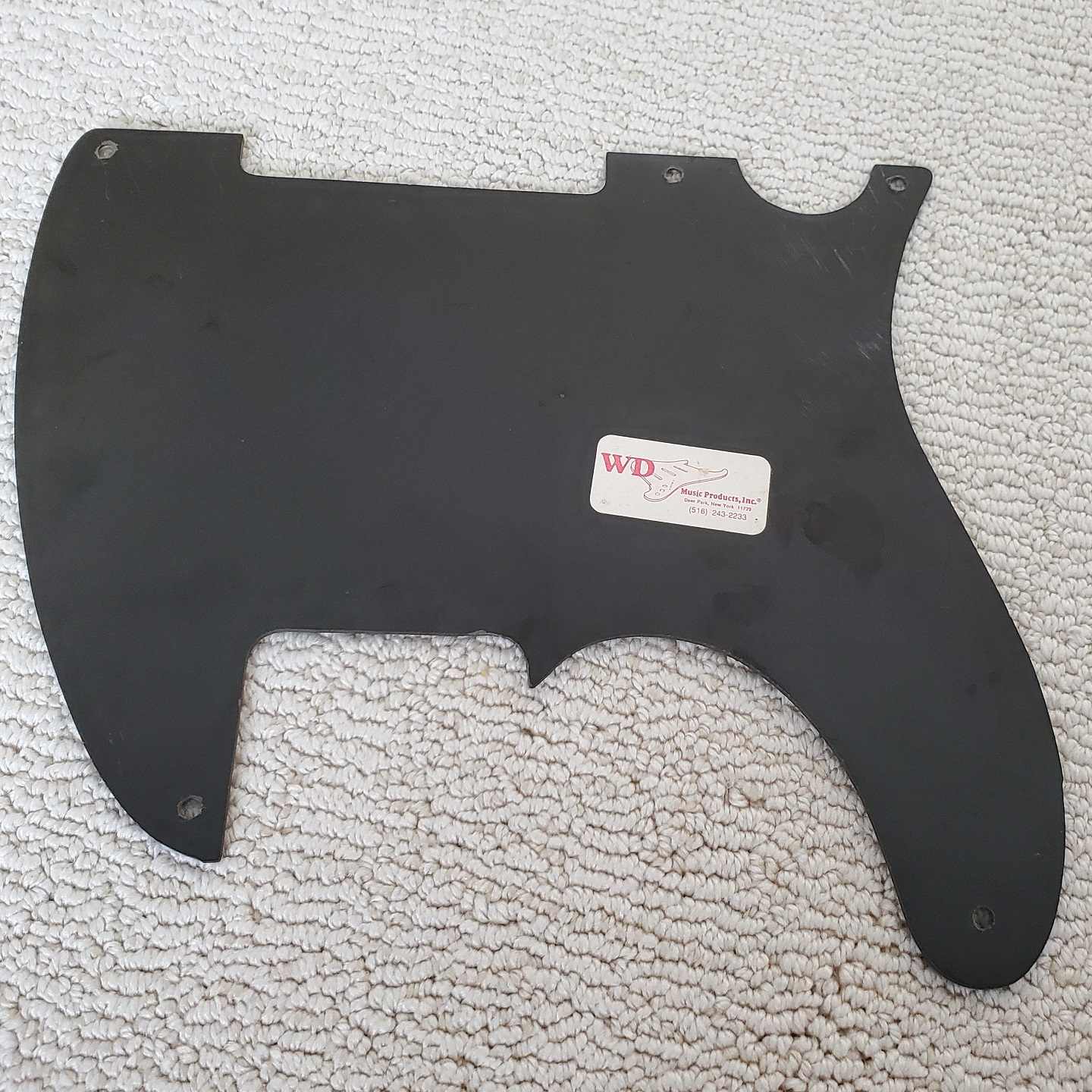 WD Music Custom Pickguard Black for Fender Telecaster Esquire Broadcaster Electric Guitar