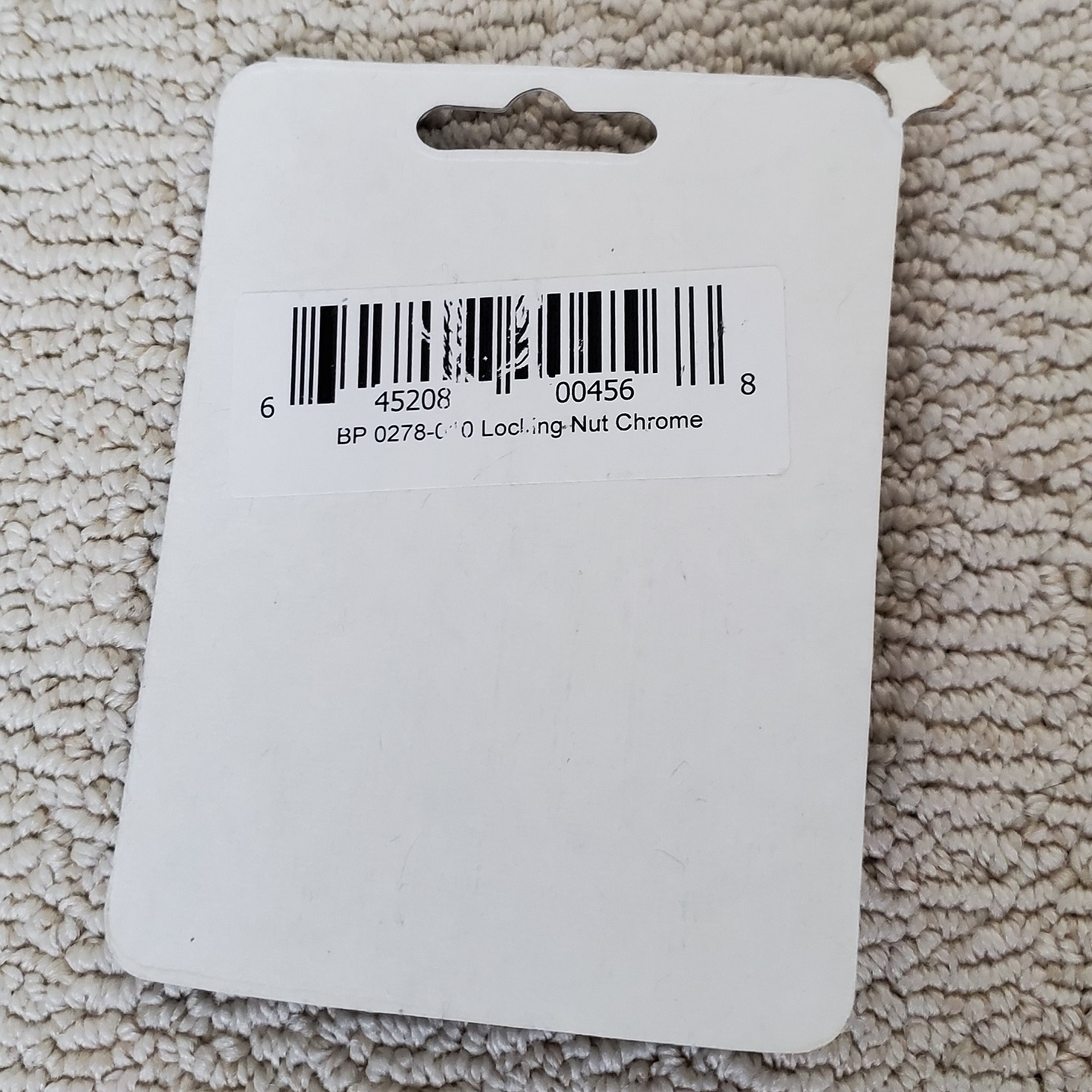 Allparts Chrome Kahler Style Locking Guitar Nut Base Only BP-0278